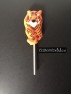 671 Tiger Chocolate Candy Lollipop Mold